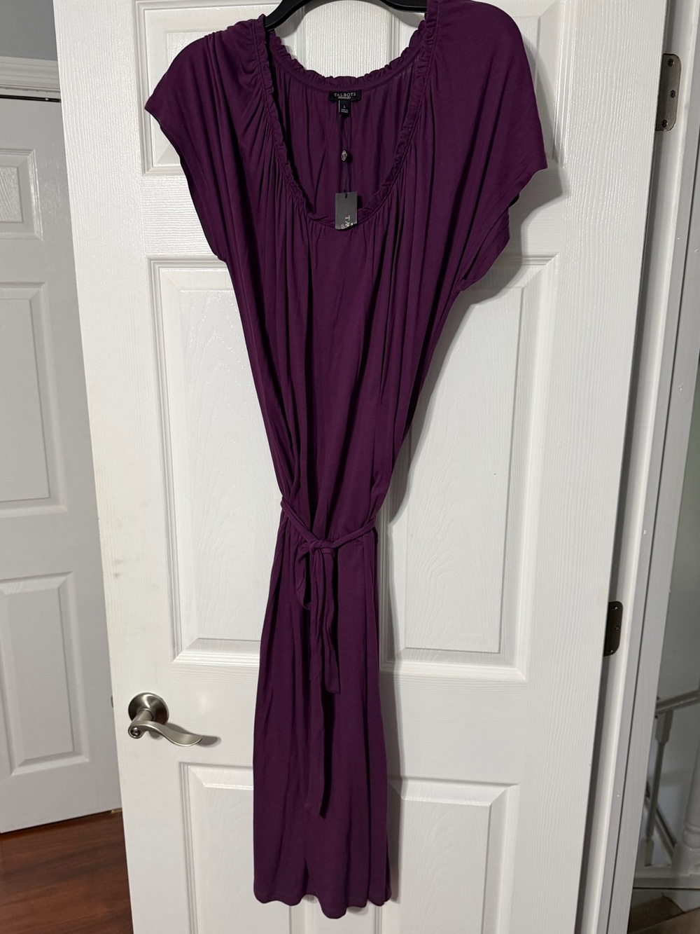 NWT Talbots Women's Tie-Waist Jersey Dress